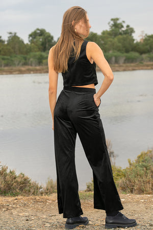 Sun Sea & Roses – Vernazza Corduroy Pants Black