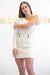Queencii – One Shoulder Bodysuit White