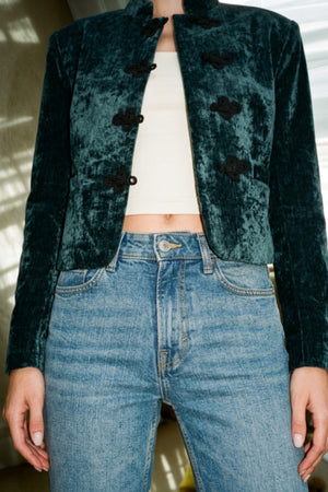 Lumina - Jacket Velvet Green
