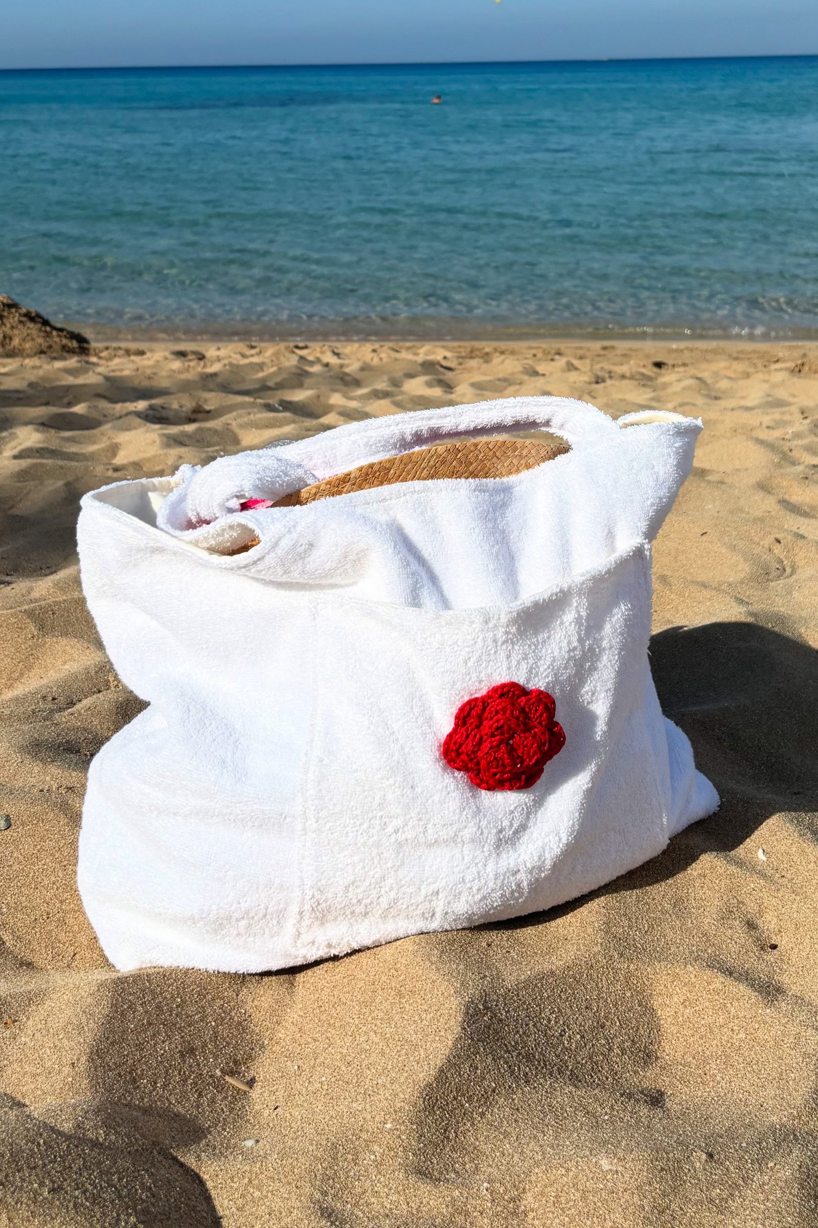 Sun Sea & Roses - Beach Bag