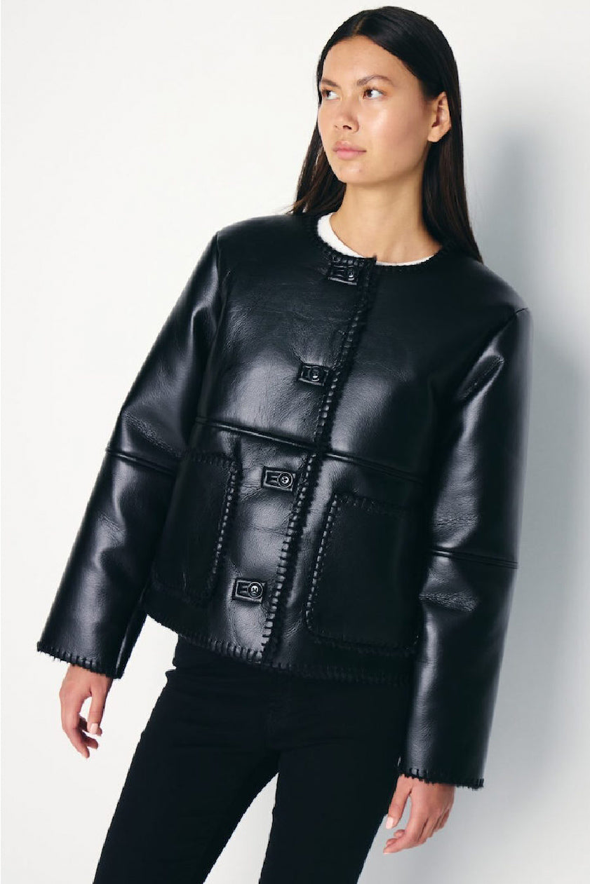 Ichi - Biker Jacket Black