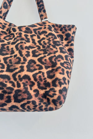 Sun Sea & Roses - Handmade Bag Leopard