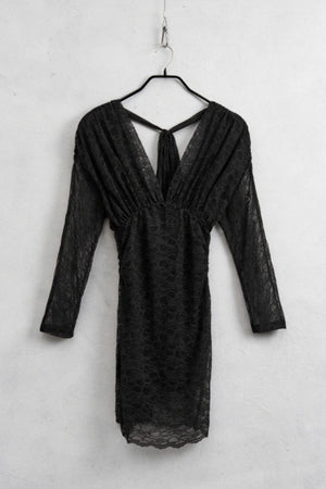 Lumina - Lace Dress Black