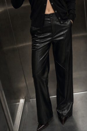 Lumina - Faux Leather Pants