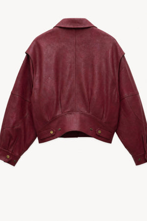 Lumina - Bomber Jacket Bordeaux