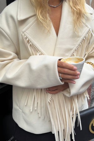 Lumina - Jacket Fringe Cream
