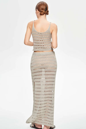Lumina - Knit Skirt Sand