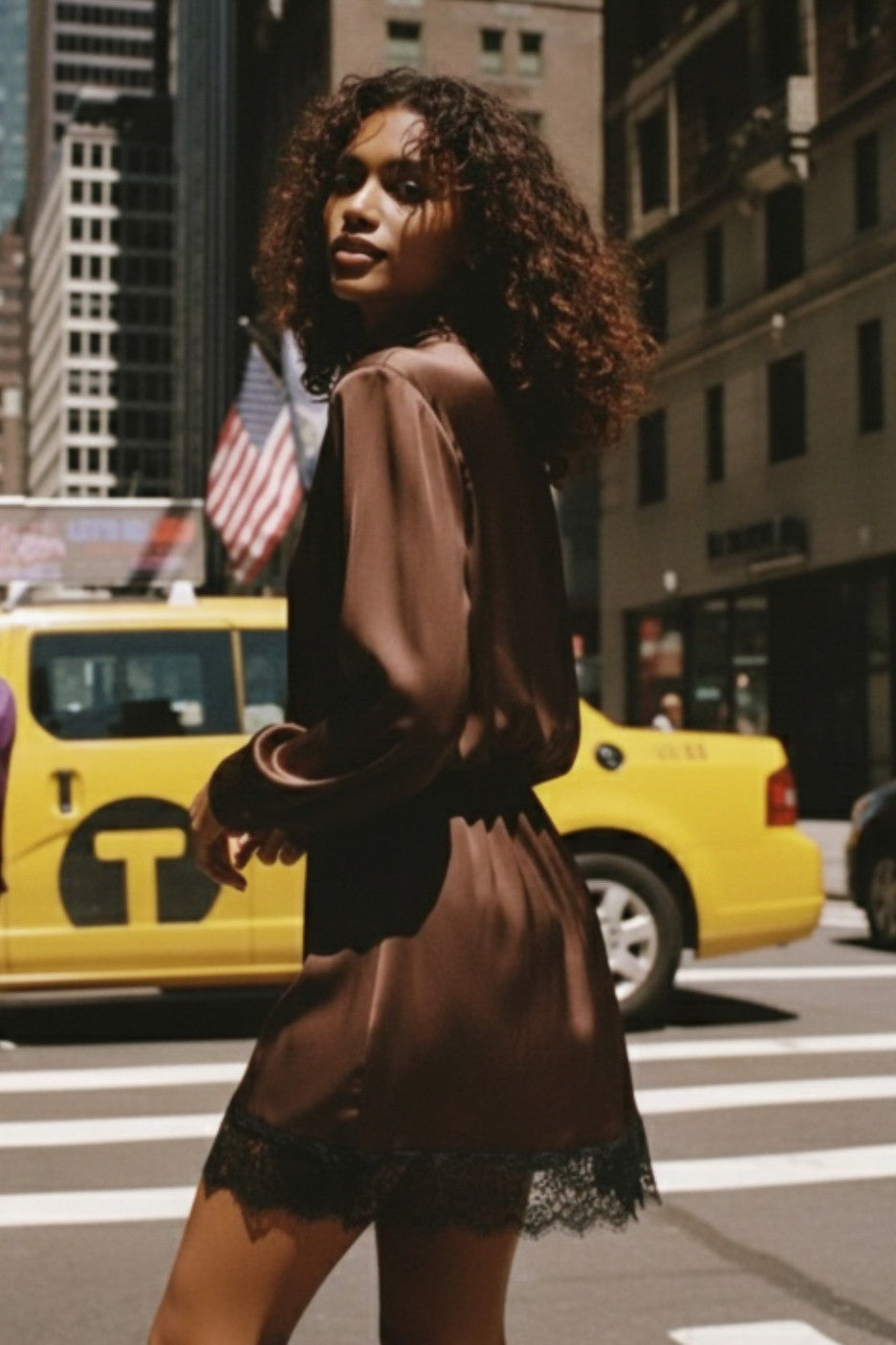 Lumina - Dress Brown Mini