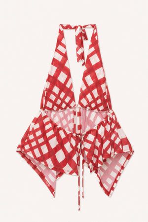 Lumina - Top Open Back Red