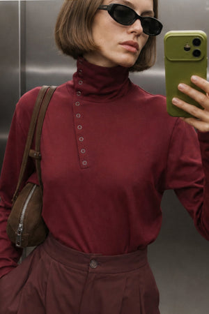 Lumina - Buttons Top Bordeaux