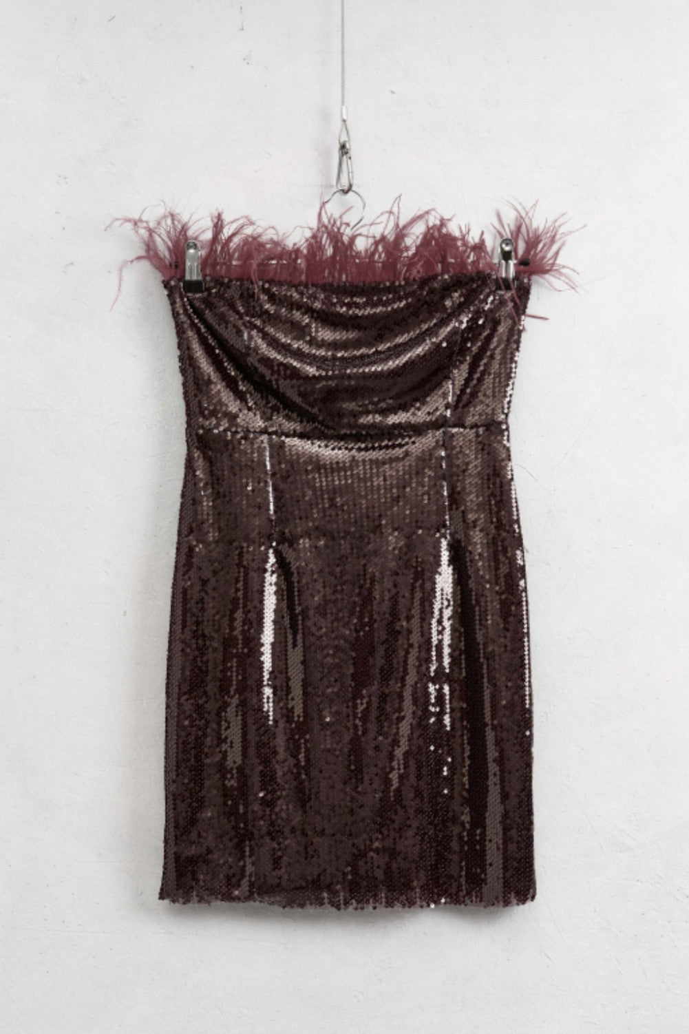 Lumina - Dress Sequin Bordeaux