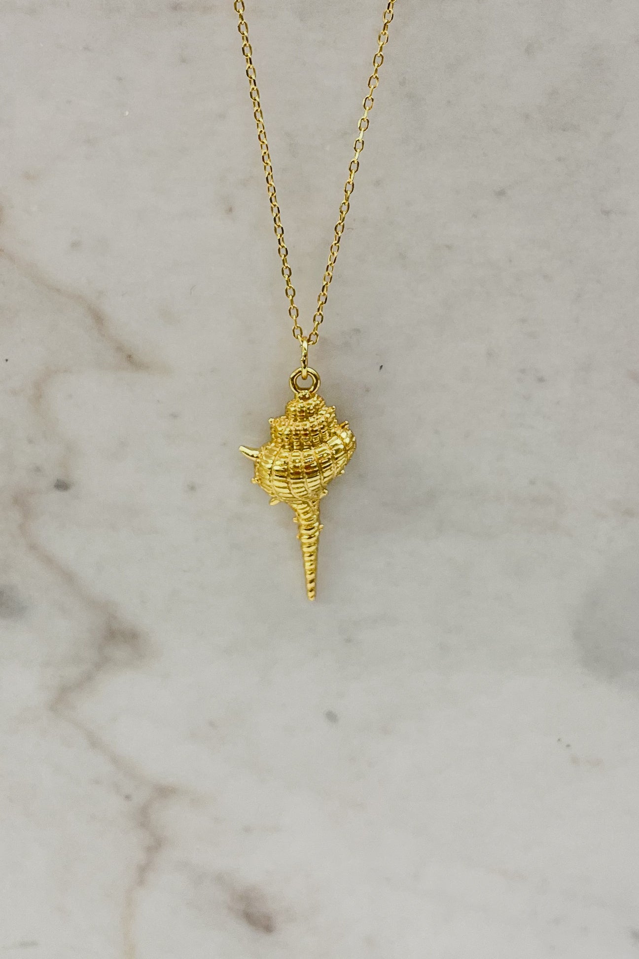 Queencii - Necklace Shell Gold