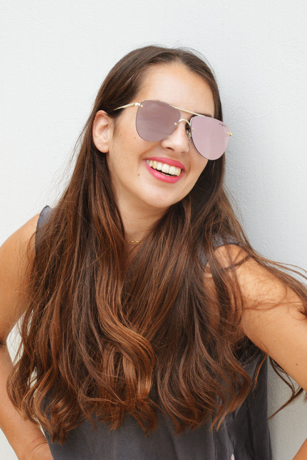 Le Specs Sunglasses - The Prince Gold Blush