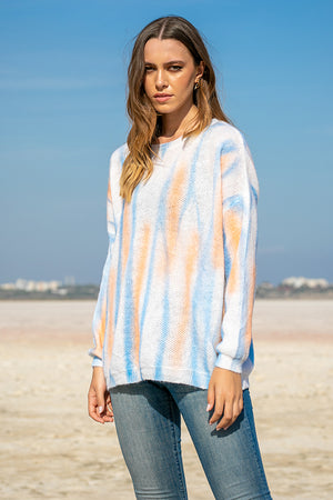 Queencii – Nicole Knitted Sweater Multicolor